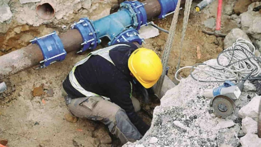 Un cantiere di Publiacqua Un cantiere di Publiacqua
