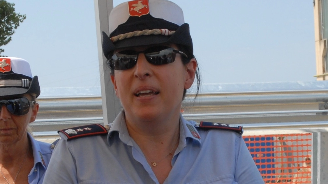 La comandante Paola Micheletti La comandante Paola Micheletti