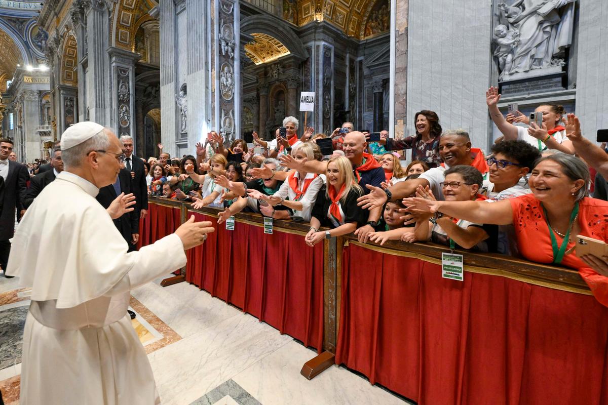 Il Pontefice agli umbri: “Arrivate da una regione bellissima e terra di santi”