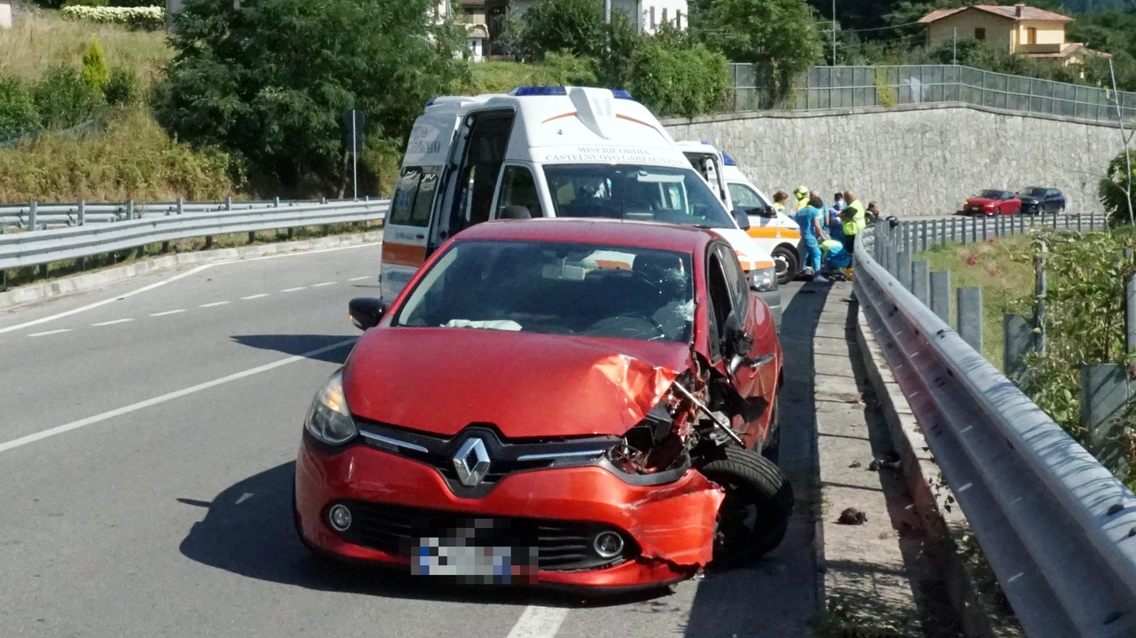 Il luogo dell'incidente (foto Borghesi)
