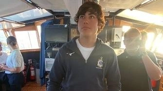 Leonardo Bertugelli, il giovane velista massese che è stato tre giorni a bordo della nave scuola Amerigo Vespucci Leonardo Bertugelli, il giovane velista massese che è stato tre giorni a bordo della nave scuola Amerigo Vespucci