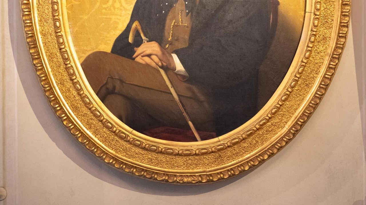 Il dipinto del 'Ritratto di Francesco Gioli' di Antonio Ciseri entra nel museo di Palazzo Blu a Pisa, donato dalla famiglia Gioli alla Fondazione Pisa. Presentazione ufficiale con storico dell'arte e membri della Fondazione presenti. Il dipinto del 'Ritratto di Francesco Gioli' di Antonio Ciseri entra nel museo di Palazzo Blu a Pisa, donato dalla famiglia Gioli alla Fondazione Pisa. Presentazione ufficiale con storico dell'arte e membri della Fondazione presenti.