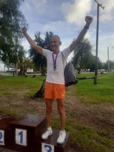 Antonio Mammoli terzo alla mezza maratona di Saipan Antonio Mammoli terzo alla mezza maratona di Saipan