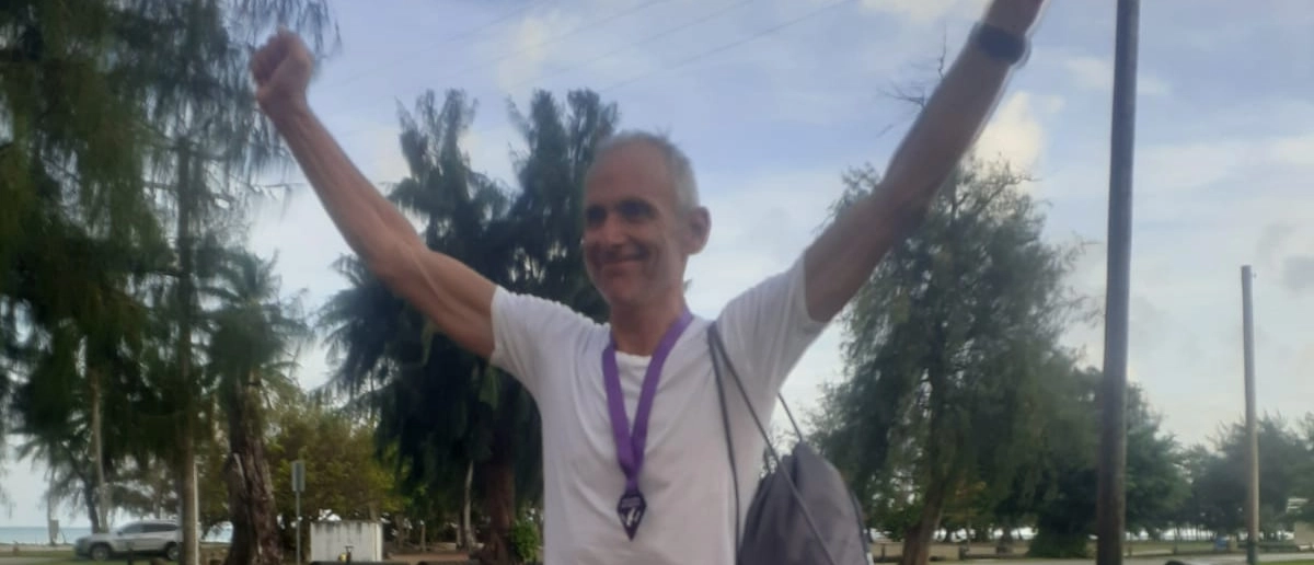 Antonio Mammoli terzo alla mezza maratona di Saipan