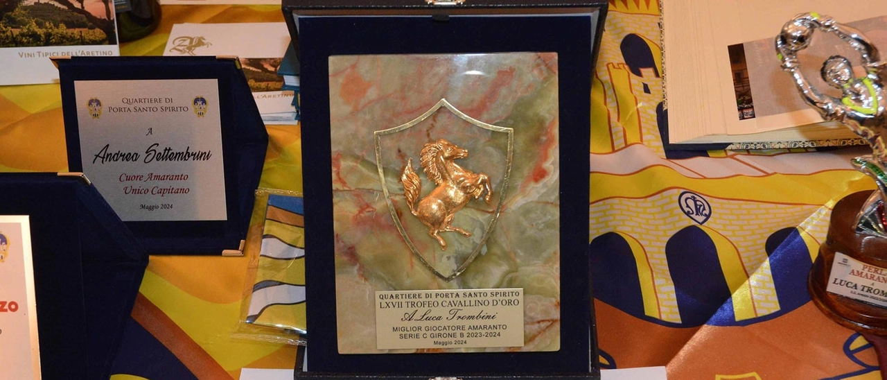 La consegna del 68^ Cavallino d’Oro vinto da Emiliano Pattarello