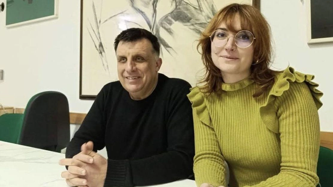Il consigliere comunale di Creare Futuro, Riccardo Biagi, assieme alla capogruppo Clarissa Pardini