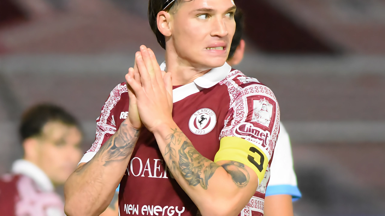 Emiliano Pattarello, 25 anni, tra i punti di forza dell’Arezzo Emiliano Pattarello, 25 anni, tra i punti di forza dell’Arezzo