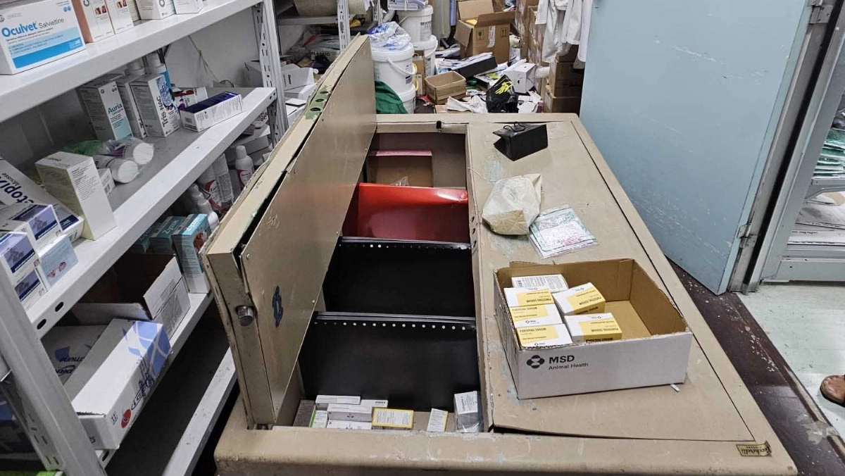 Il raid è accaduto la notte tra mercoledì e giovedì, all’Alfa Tec, il negozio che vende prodotti per animali, che si trova in via Aurelia Nord Il raid è accaduto la notte tra mercoledì e giovedì, all’Alfa Tec, il negozio che vende prodotti per animali, che si trova in via Aurelia Nord