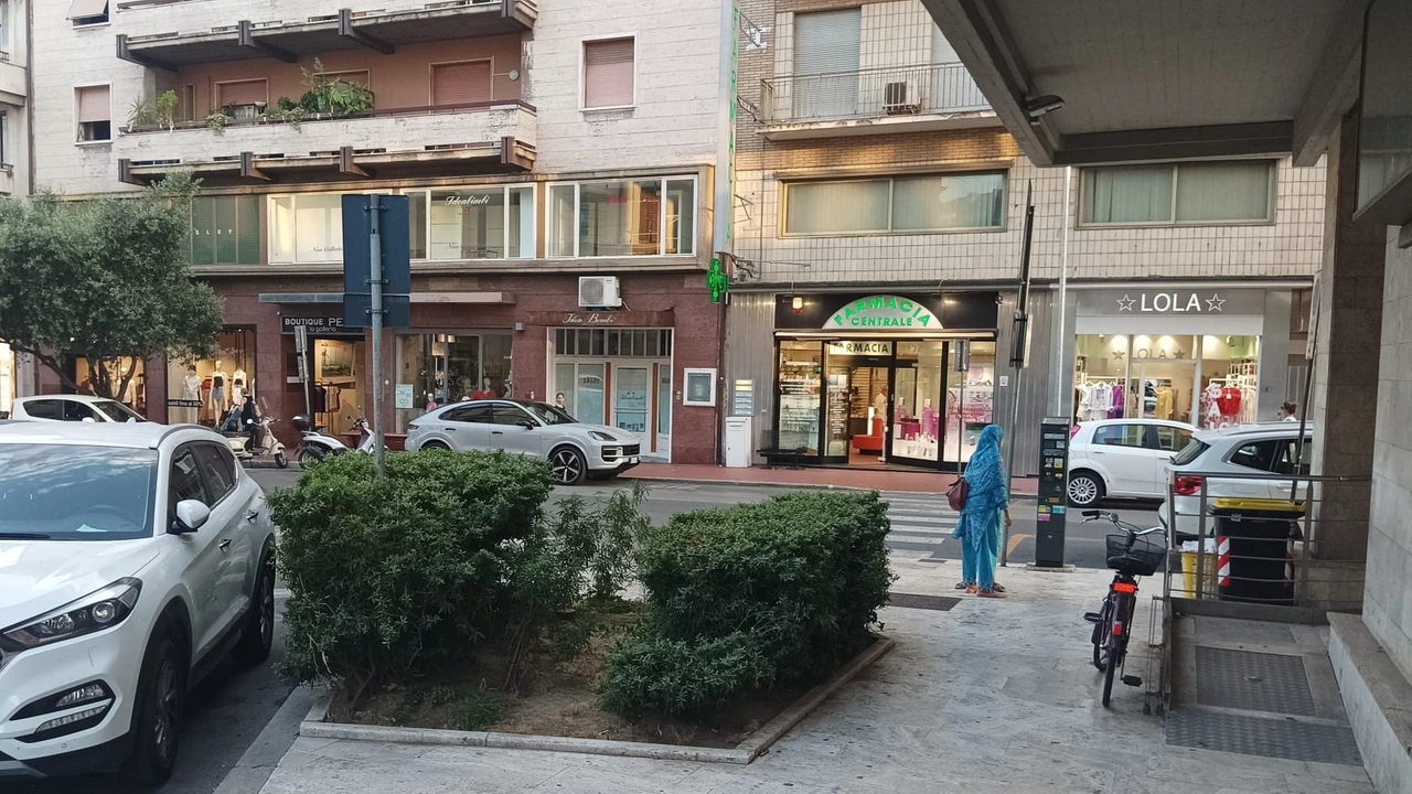 La zona di Corso Matteotti dove Severi ha ricevuto il pugno in faccia La zona di Corso Matteotti dove Severi ha ricevuto il pugno in faccia