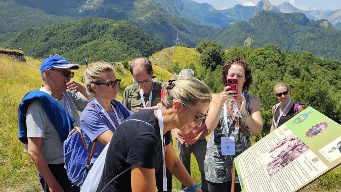 Tappa in Valle del Serchio dell’Ambitour Experience (foto Borghesi)