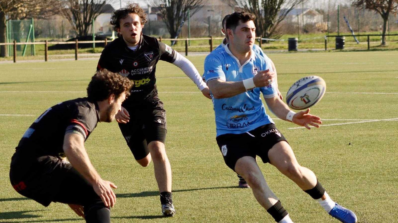 Un momento del match fra Petrarca e Cavalieri Un momento del match fra Petrarca e Cavalieri