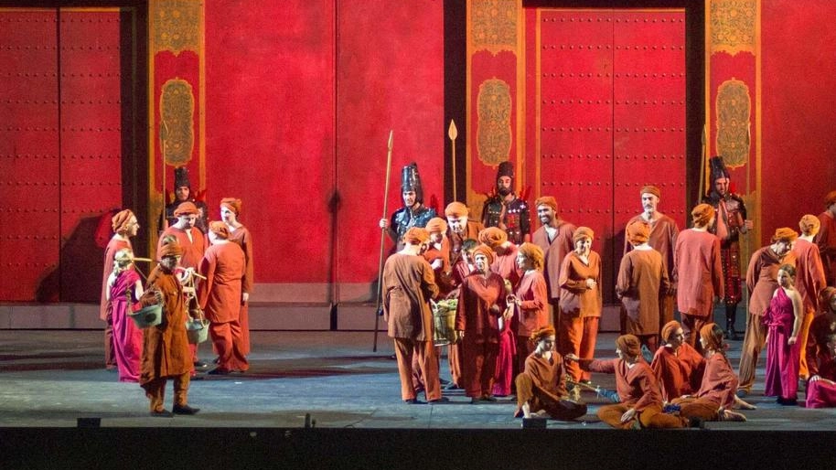 Una scena dell’opera «Turandot» Una scena dell’opera «Turandot»