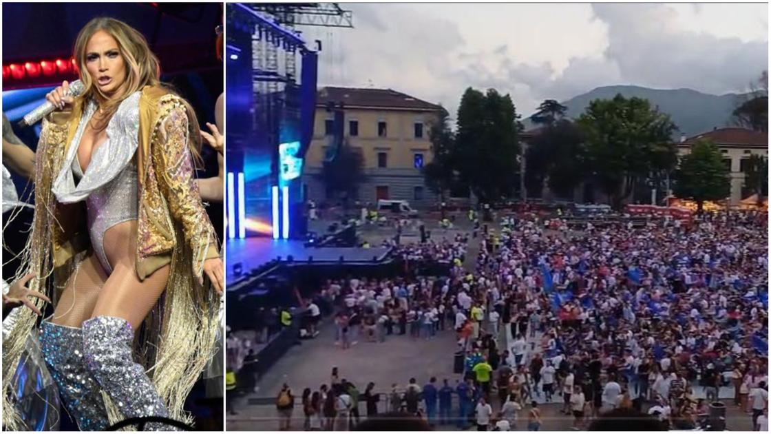 Jennifer Lopez: concerto di Lucca, migliaia impazziti per la regina del pop. Tanti vip