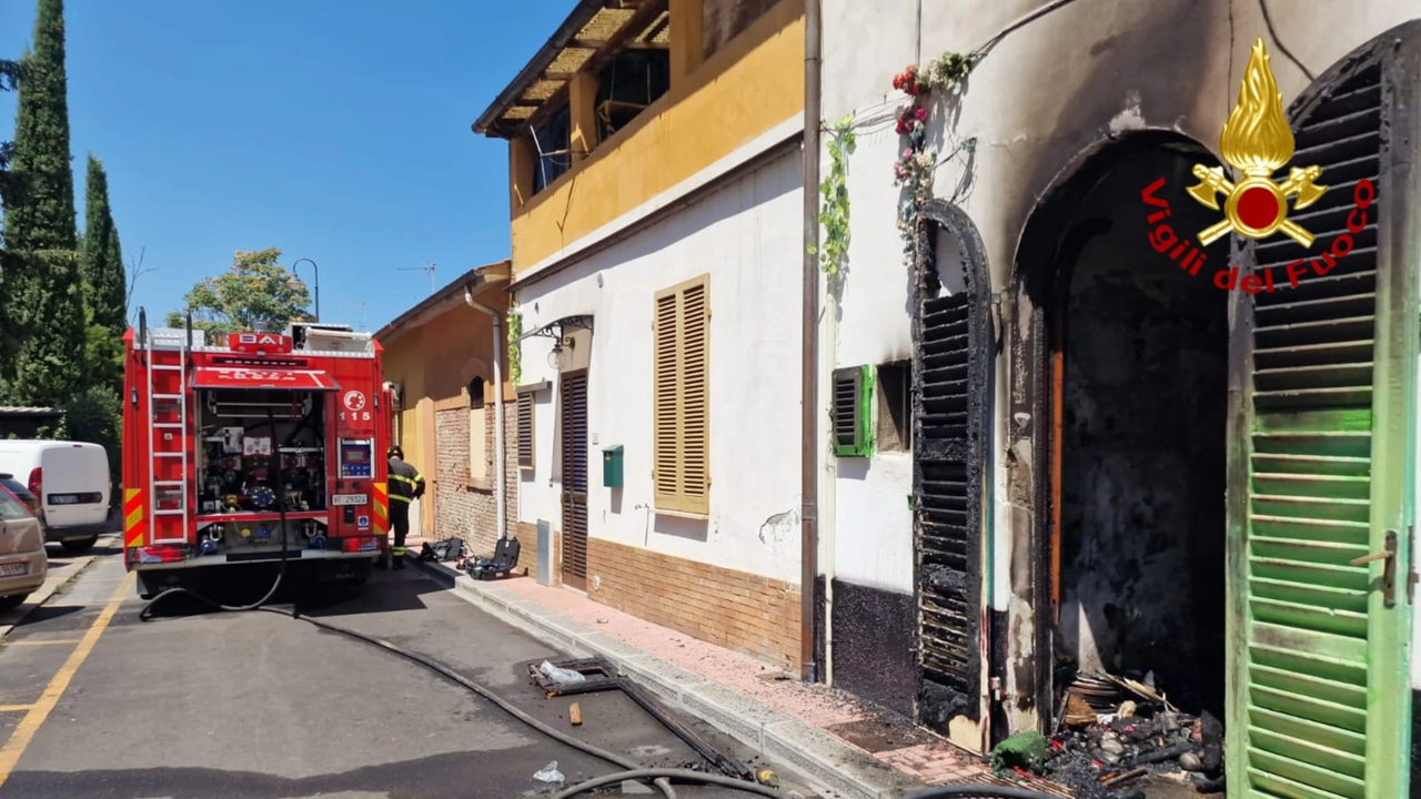 Appartamento a fuoco a Montecatini Appartamento a fuoco a Montecatini