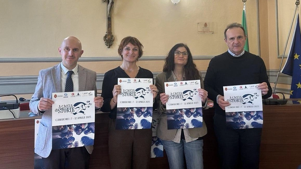 Il momento della presentazione della settima edizione della residenza artistica «A caccia di storie»