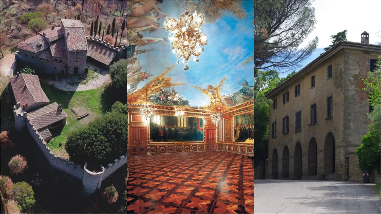 Castello di Montegualandro, Salone Brugnoli di Palazzo Graziani e la Dogana, Tuoro sul Trasimeno