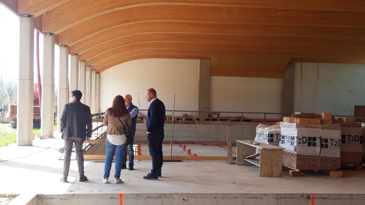 Un’immagine di archivio del sopralluogo svolto nel settembre dell’anno scorso all’interno dell’impianto di Santa Caterina Un’immagine di archivio del sopralluogo svolto nel settembre dell’anno scorso all’interno dell’impianto di Santa Caterina
