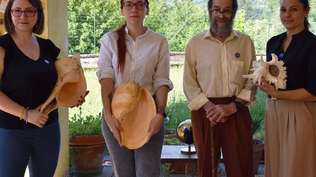 Gli organizzatori dell’evento all’interno del museo e polo scientifico Malakos di Città di Castello Gli organizzatori dell’evento all’interno del museo e polo scientifico Malakos di Città di Castello