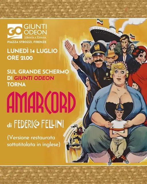 Amarcord: il capolavoro di Federico Fellini in versione restaurata al Giunti Odeon