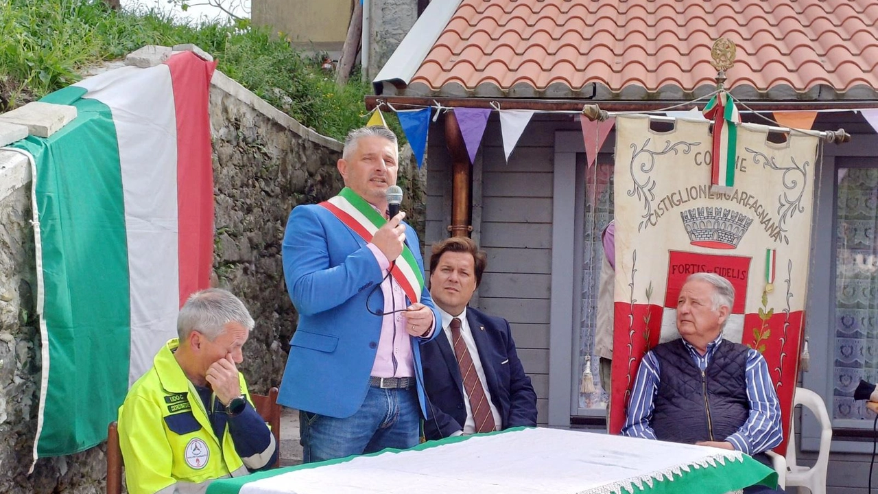 Un momento dell’inaugurazione della casa di comunità a Campori sabato scorso foto Borghesi Un momento dell’inaugurazione della casa di comunità a Campori sabato scorso foto Borghesi