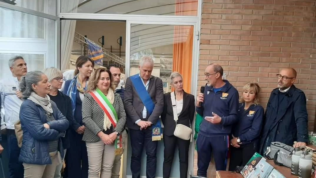 La palestra del centro dedicata al presidente del Gruppo Sportivo Handicappati La palestra del centro dedicata al presidente del Gruppo Sportivo Handicappati