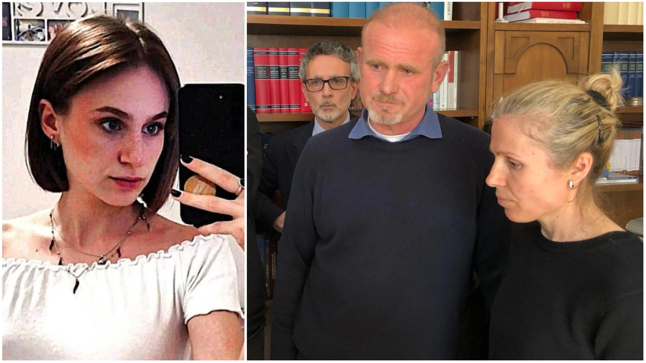 Ilaria Sula e, a destra, i suoi genitori