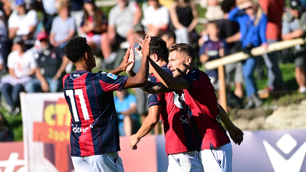 Amichevole del Bologna: subito doppietta di Immobile