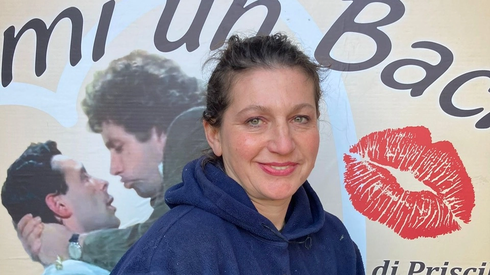 L’autrice del carro dedicato a Francesco Nuti, Priscilla Borri L’autrice del carro dedicato a Francesco Nuti, Priscilla Borri