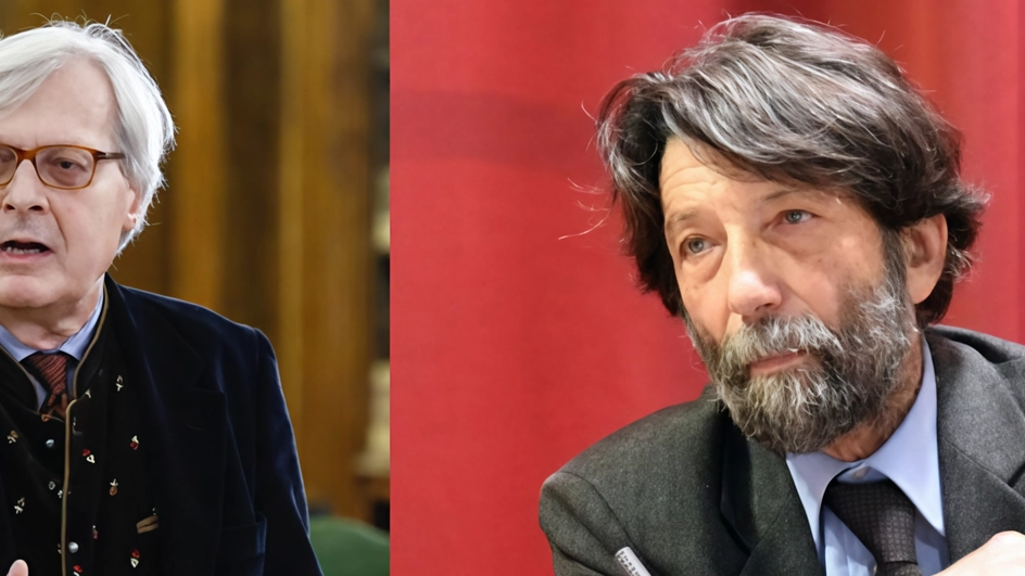 Vittorio Sgarbi e. Massimo Cacciari: entrambi per la copertina dei loro libri hanno scelto la Madonna del Parto Vittorio Sgarbi e. Massimo Cacciari: entrambi per la copertina dei loro libri hanno scelto la Madonna del Parto