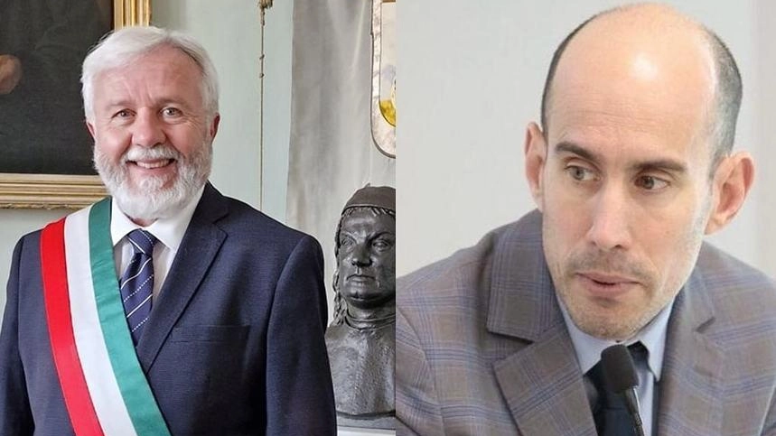 Il sindaco Risini e il dg Ciotti