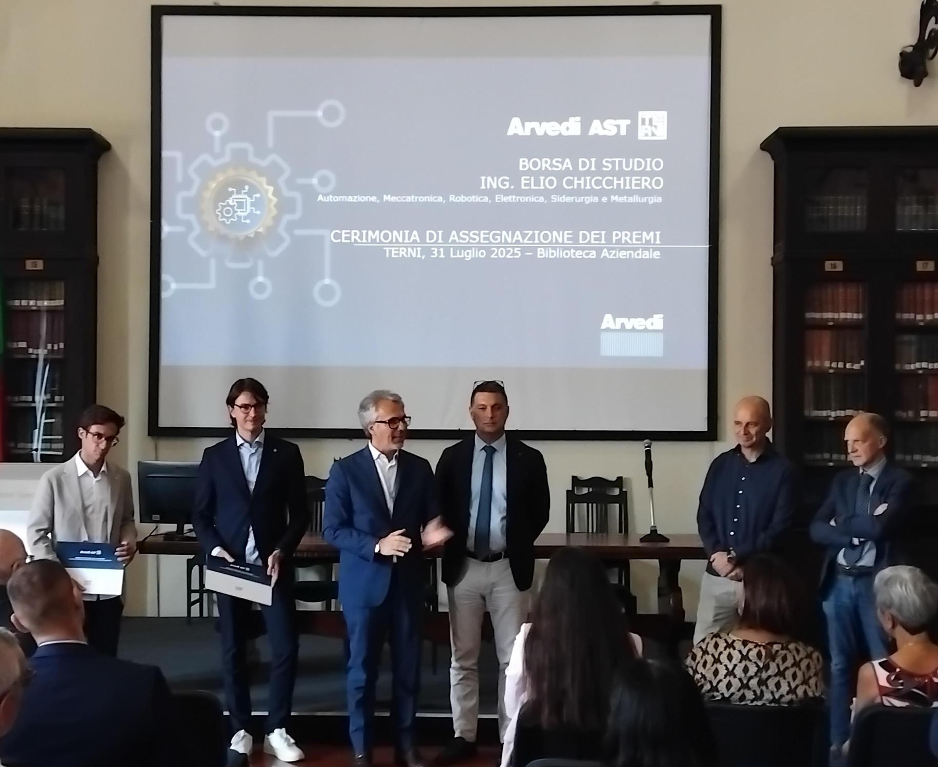 Ast, assegnate le borse dedicate all’ingegner Chicchiero