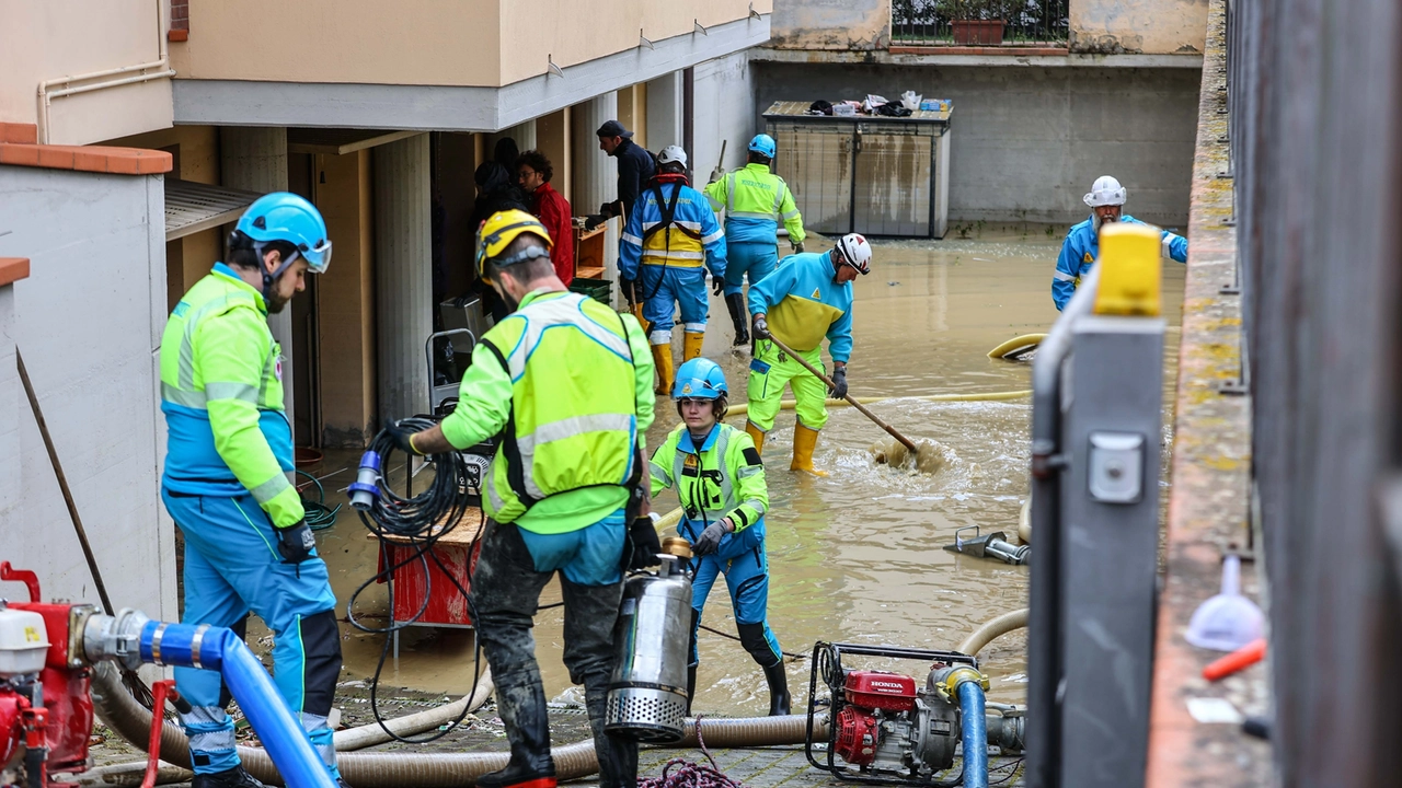 Il maltempo che si è abbattuto su Empoli (Gasperini/Germogli)