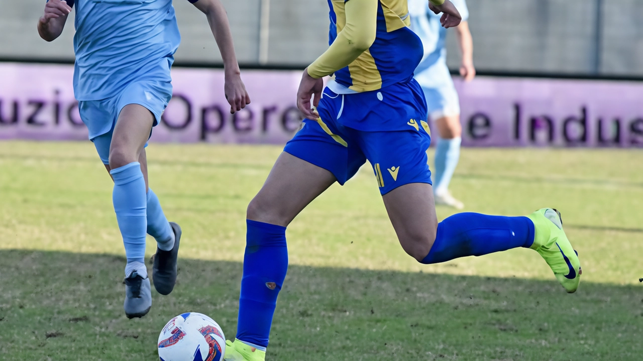 Borghi (Figline) in azione nella partita terminata 0-0 contro il Flaminia Borghi (Figline) in azione nella partita terminata 0-0 contro il Flaminia
