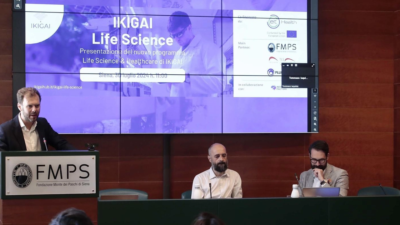 La presentazione in Fondazione Mps di ’Ikigai Life Science’ La presentazione in Fondazione Mps di ’Ikigai Life Science’