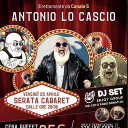 Arezzo si accende con il cabaret: Antonio Lo Cascio all’Area Merci il 25 aprile