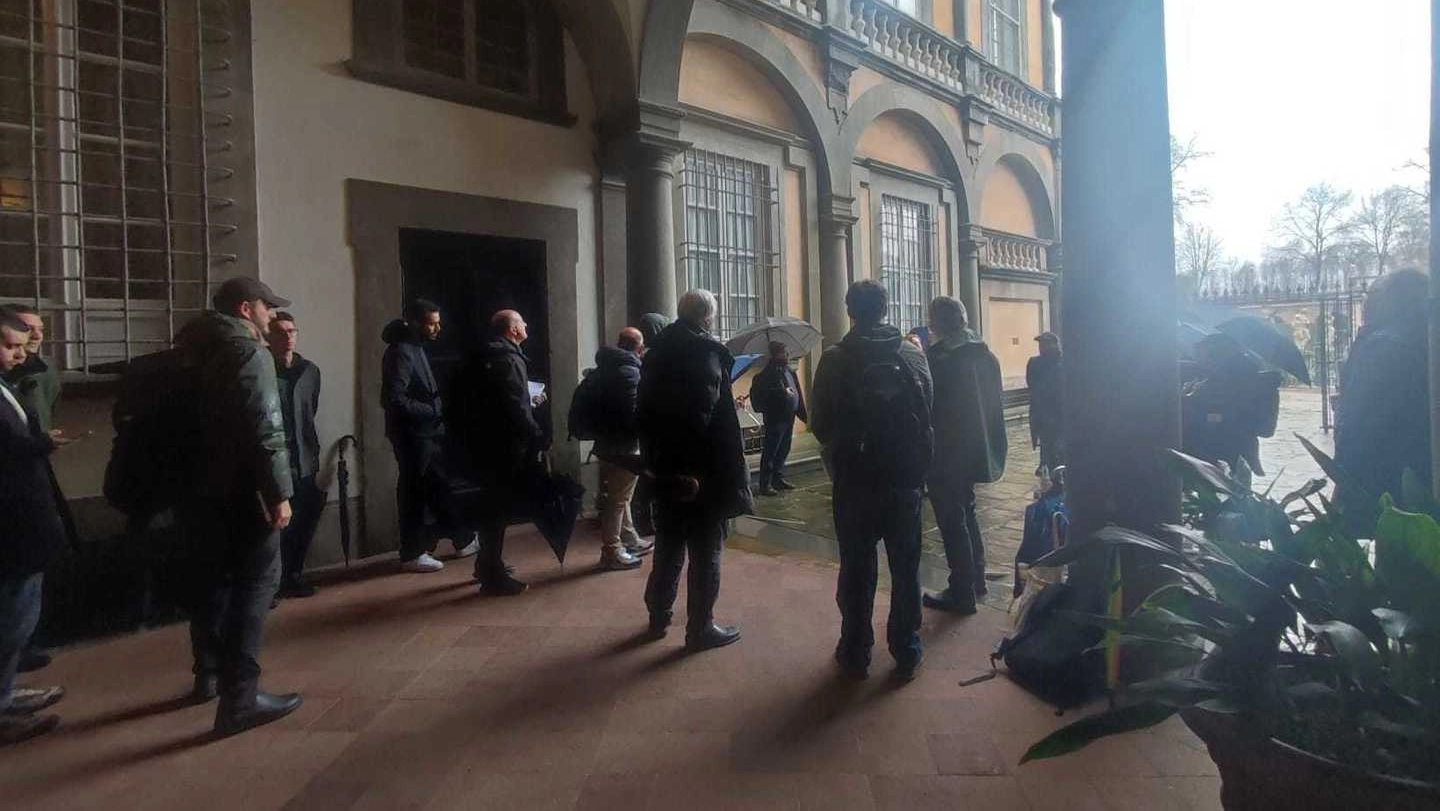 L’incontro della produzione del film avvenuto ieri a Palazzo Santini