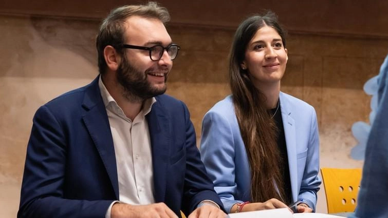 Mantellassi con la presidente della Società della Salute, Francesca Giannì Mantellassi con la presidente della Società della Salute, Francesca Giannì