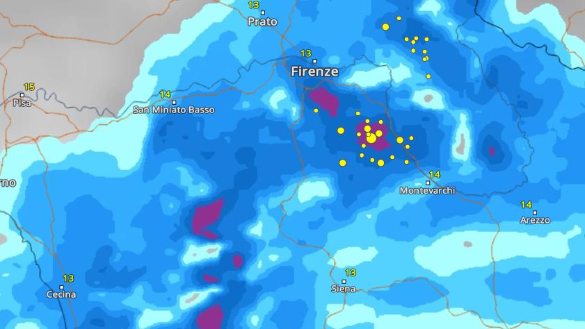 maltempo e allerta rossa in toscana cosa succede ora le previsioni per sabato 15 e domenica 16 marzo
