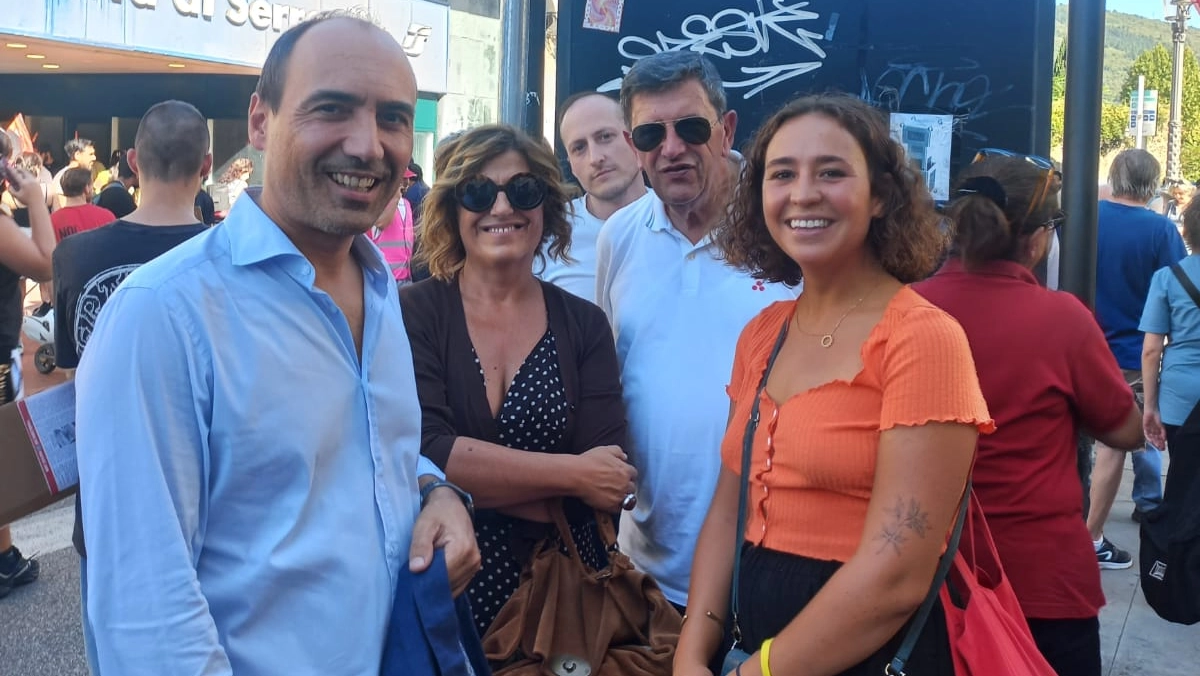 Simone Calmai, Marta Logli, Marco Martini e Marco Biagioni (Pd)