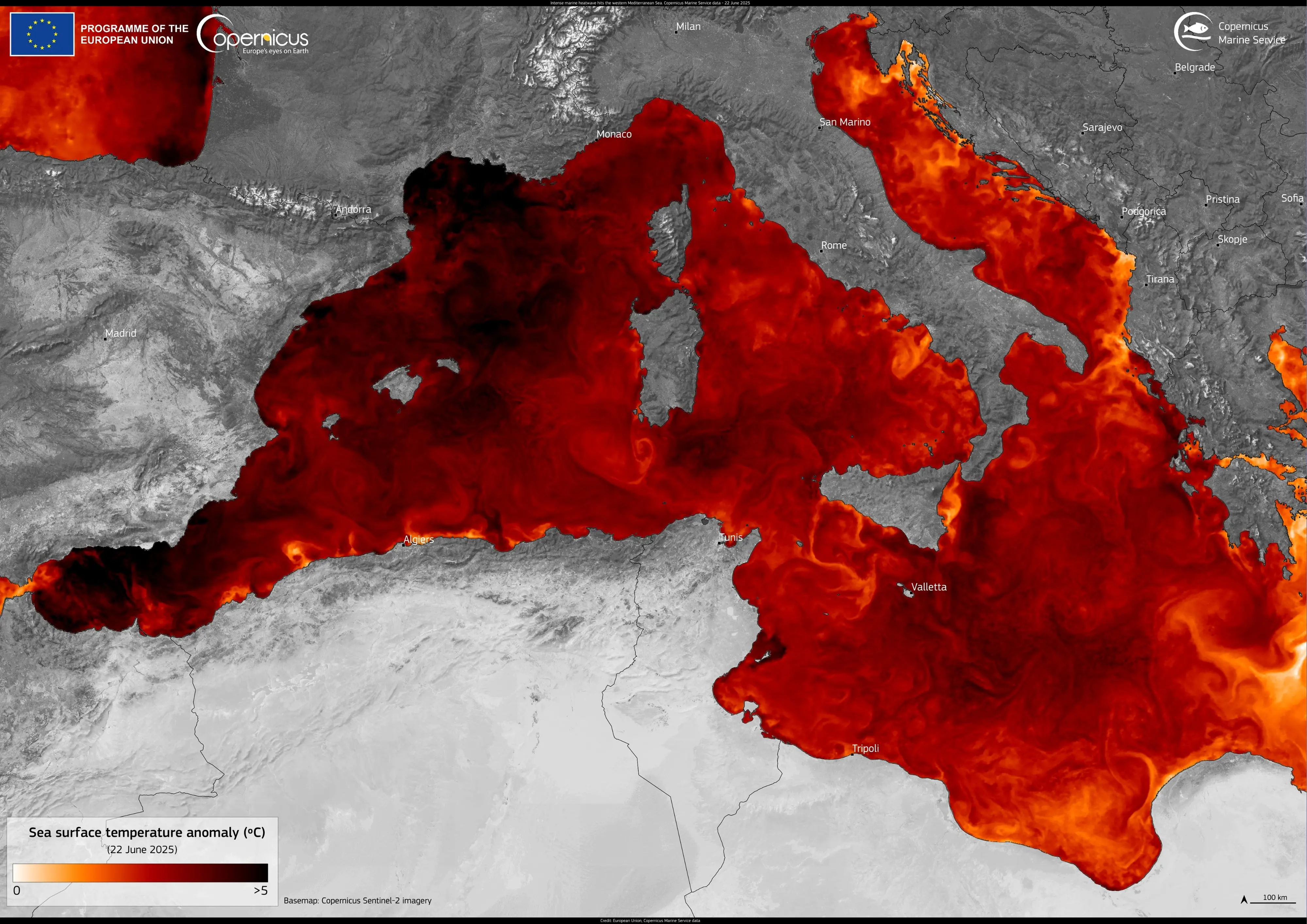Il carburante per temporali forti, mare troppo caldo: Mediterraneo come a fine agosto, rischio fenomeni estremi