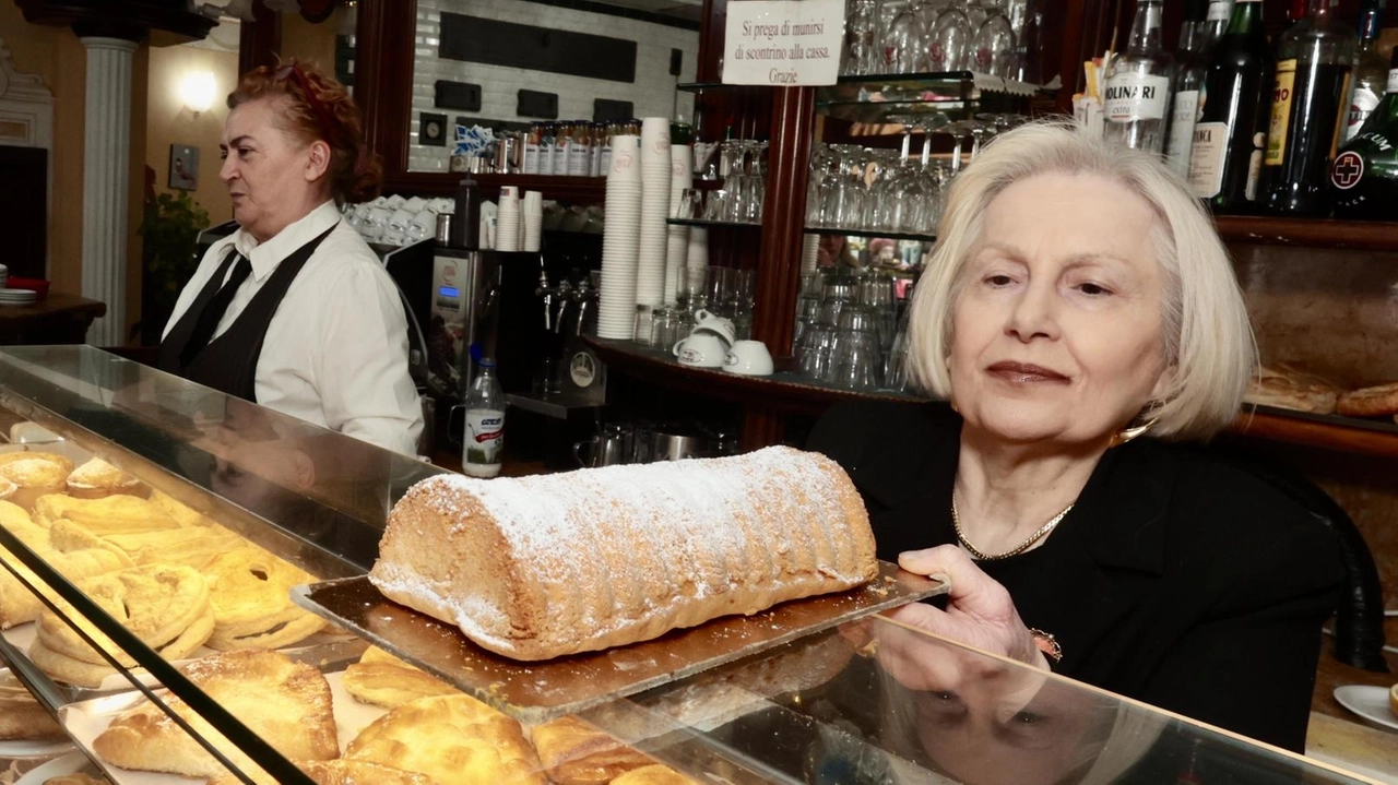 Andreina Mancini nella sua pasticceria in San Lorenzo Andreina Mancini nella sua pasticceria in San Lorenzo