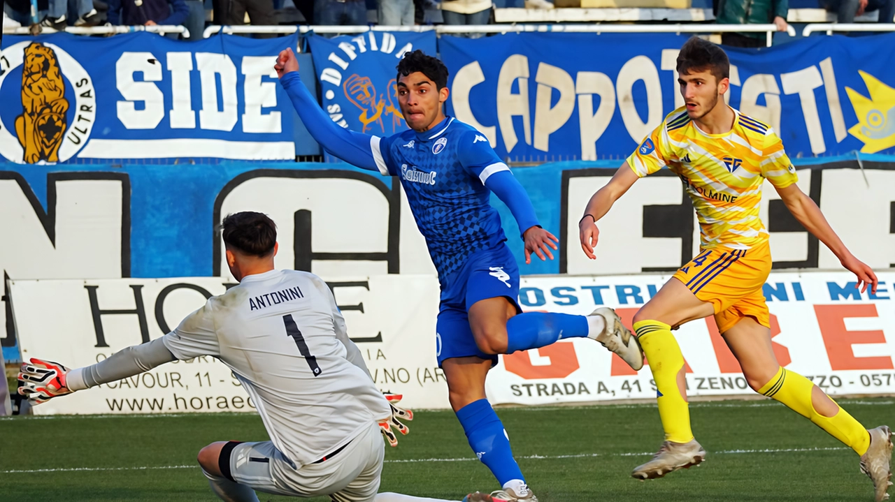 Il gol decisivo del centrocampista Nicholas Bocci, 21 anni, a tempo scaduto