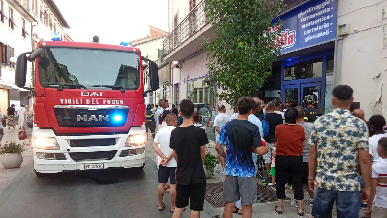 L'intervento dei vigili del fuoco L'intervento dei vigili del fuoco