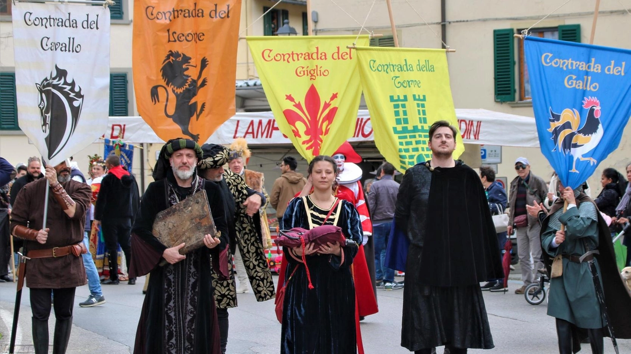 Il Carnevale medievale in una foto dell’edizione del 2023 (FotocronacheGermogli)