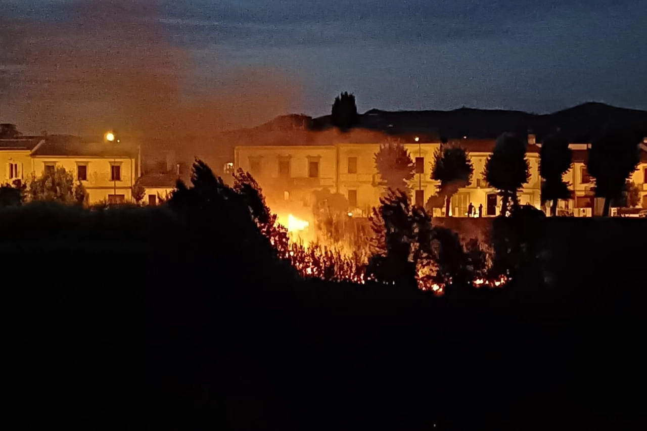 Incendio a Sovigliana