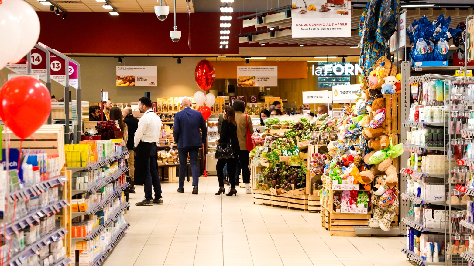Supermercato Coop in una foto di repertorio