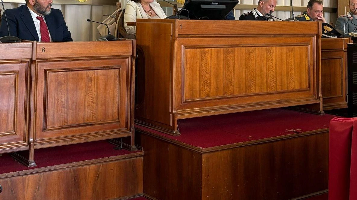 Un momento della riunione del Comitato Un momento della riunione del Comitato