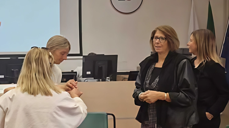 Le operazioni di voto a Perugia Le operazioni di voto a Perugia