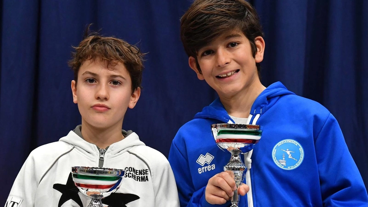Indolfi (a destra) terzo a pari merito con Galvani (a sinistra)