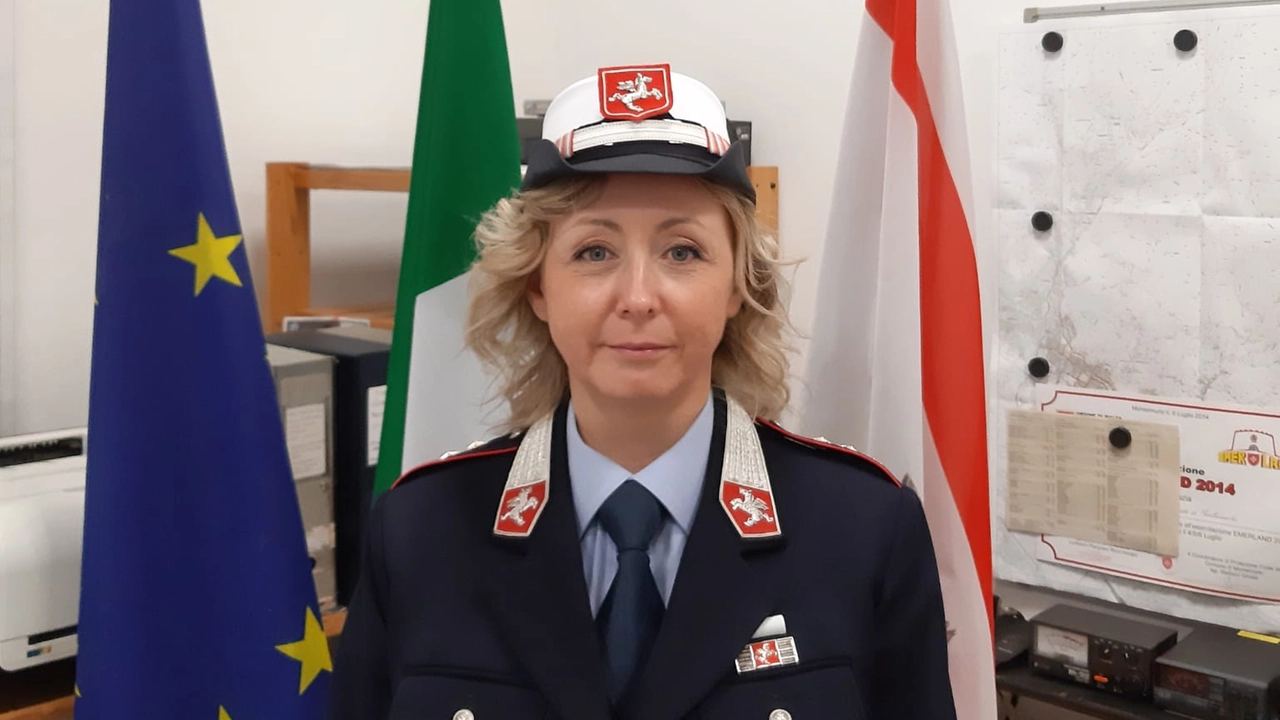 La comandante Enrica Cappelli La comandante Enrica Cappelli